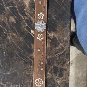 Ariat Dark Brown Leather Belt